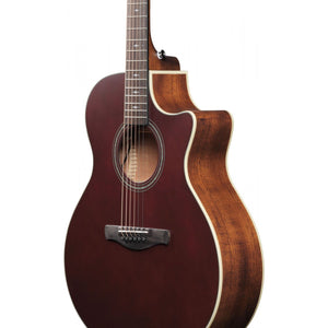 AE100-BUF Burgundy Flat Western AE Performer