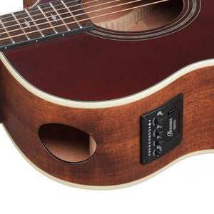 AE100-BUF Burgundy Flat Western AE Performer