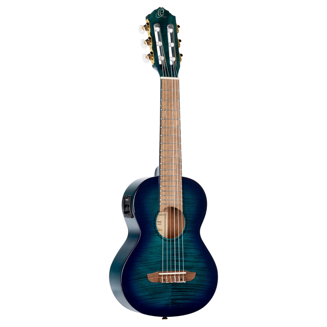 RGLE18BLF Guitarlele, with mic & gig bag, Blue Fade