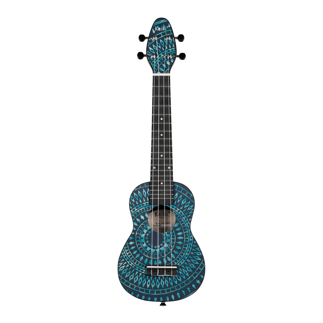 K2SS-BKC Keiki Sopran Ukulele Blue Kaleidoscope