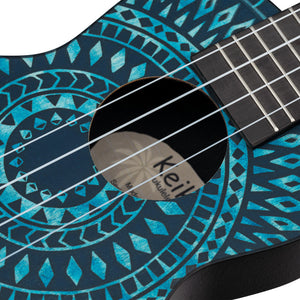 K2SS-BKC Keiki Sopran Ukulele Blue Kaleidoscope