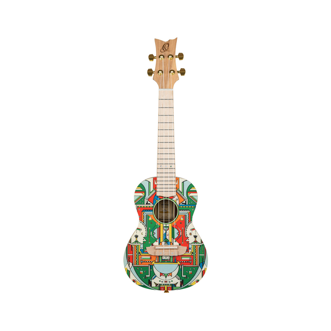 RUAR-HY Concert Ukulele ART Series Himalaya