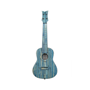 RUSWB-CC Concert Ukulele Bamboo Stonewashed Blue