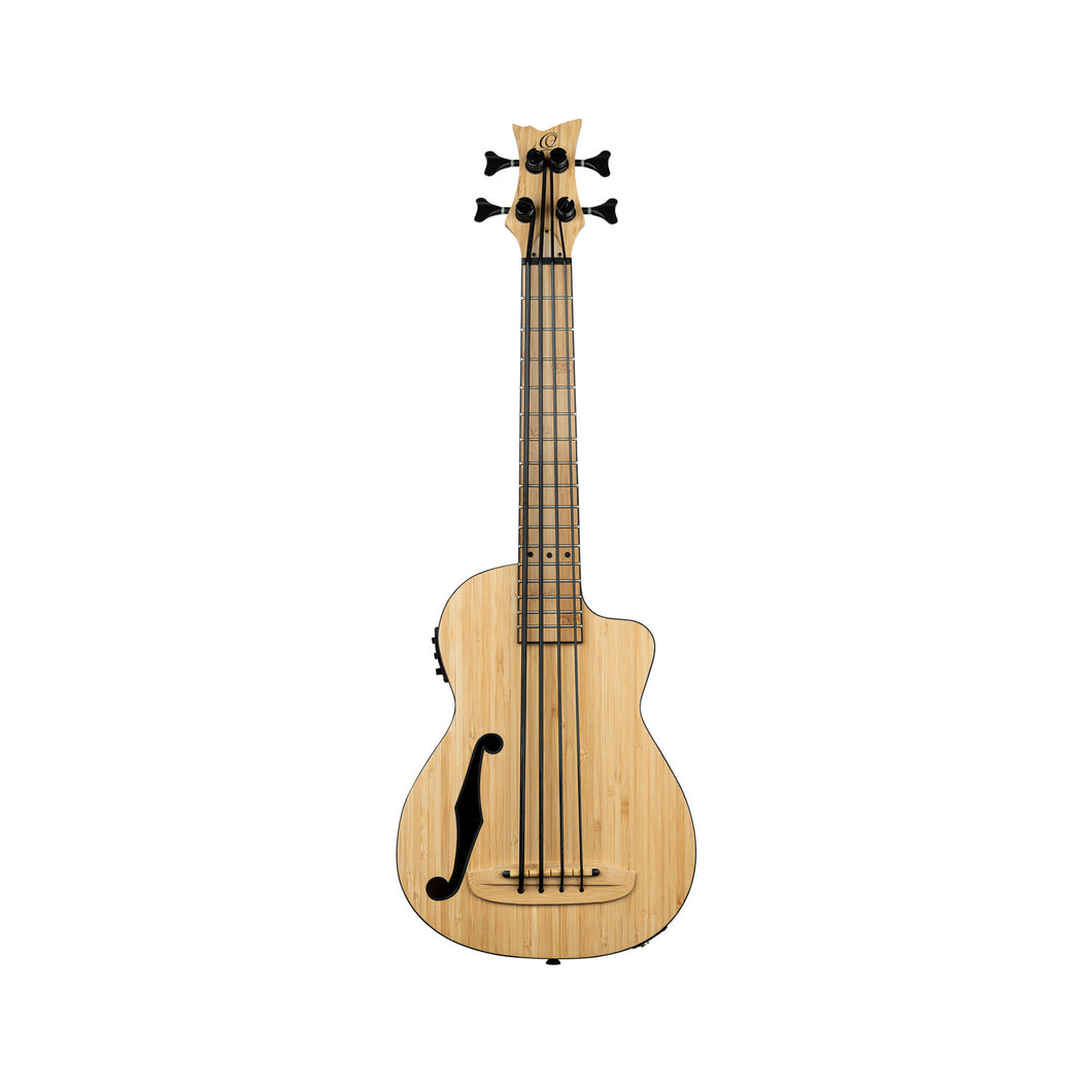 RUNAB-UB Natural Bamboo ukulele bas