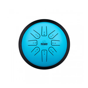 NINO981 Steel Tongue Drum Small 7'' Blue