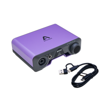 Load image into Gallery viewer, BOOM USB-C sound card, 2 in / 2 out, DSP
