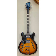 Load image into Gallery viewer, Viking Bass Tobacco Sunburst vänsterhänt.
