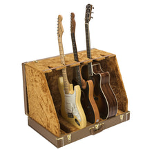 Load image into Gallery viewer, Classic Series Case Stand Tweed 5 Guitars Brown
