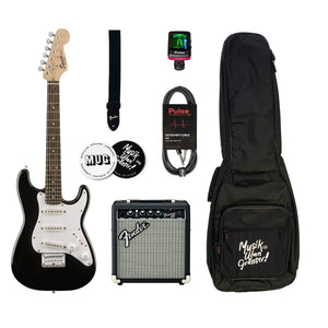 Elgitarrpaket Squier Mini Stratocaster Black