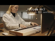 Load and play video in Gallery viewer, KeyLab 61 Mk3 White MIDI Controller
